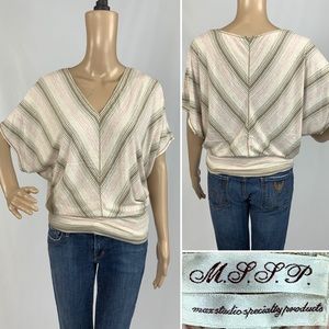 NWOT MSSP MAX STUDIO SPECIALTY PRODUCTS DOLMAN TOP